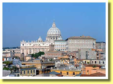 イタリアの首都ローマのヴァティカンにある教皇宮殿やサン・ピエトロ大聖堂