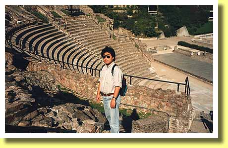フランスのリヨンに残る古代ローマ帝国時代の劇場